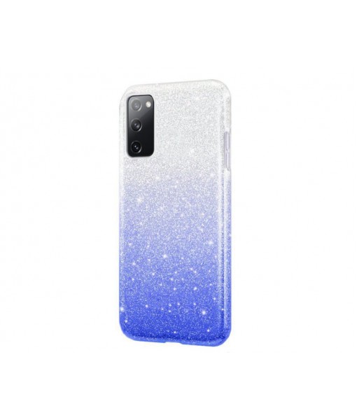 Husa Samsung Galaxy A13 / A13 5G, Shiny, Silver Albastru